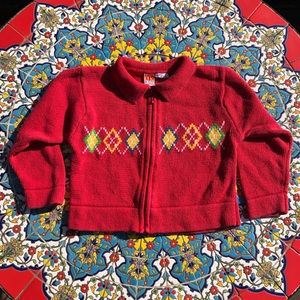 EUC VTG Rare Quirky McKids McDonald’s Full Zip Knit Jacket